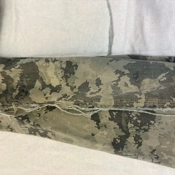 In Action Camo Stacked Skinny Flare Jeans Novamen W 30 - Picture 9 of 11